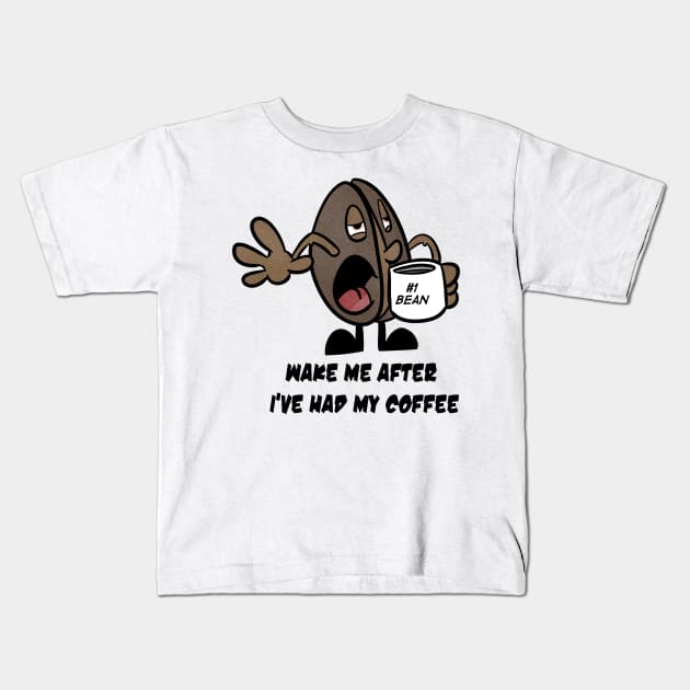 coffee bean Kids T-Shirt by davidfeci